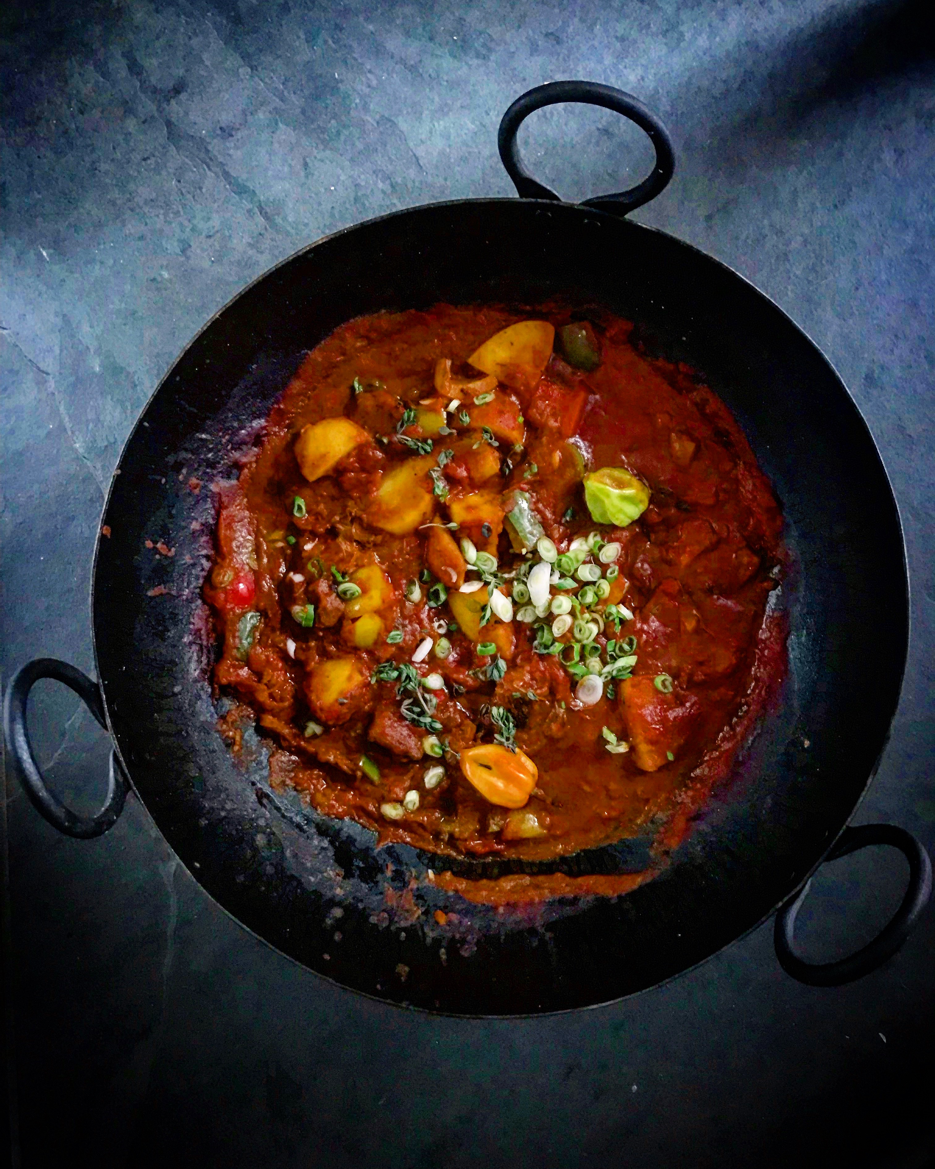 Caribbean Potato Curry